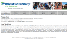 Tablet Screenshot of habitatmendocino.org